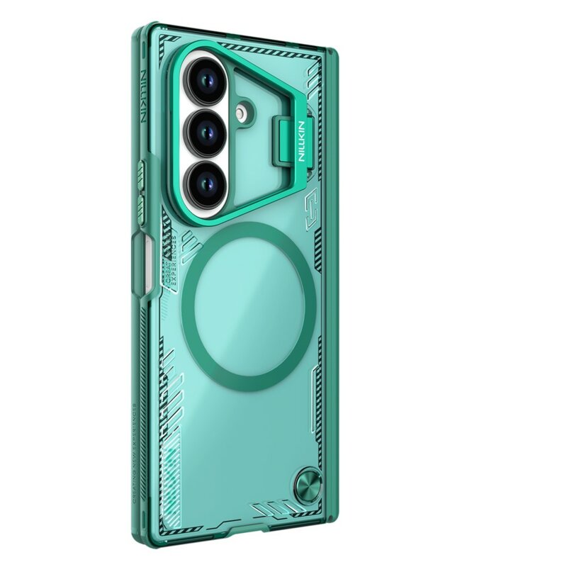 Husa Samsung Galaxy Z Fold7 Nillkin Iceblade Prop Magnetic, cu decupaj camera, verde