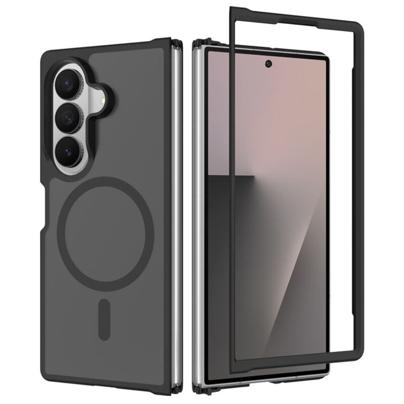 Husa Samsung Galaxy Z Fold8 Ultra Techsuit PureFrost MagSafe, negru frost
