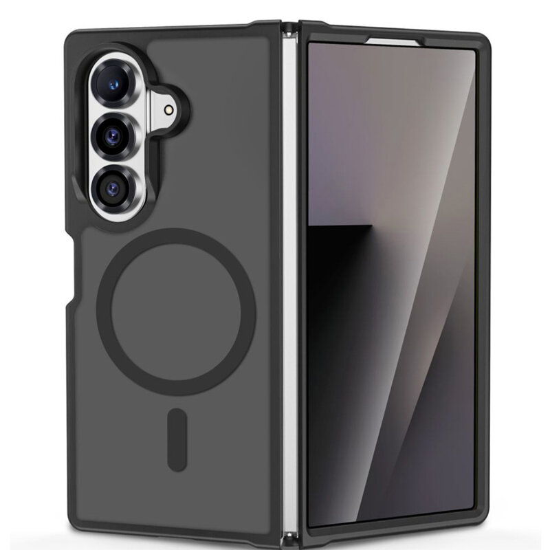 Husa Samsung Galaxy Z Fold8 Ultra Techsuit PureFrost MagSafe, negru frost