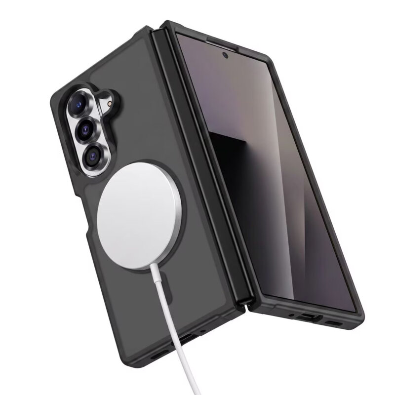 Husa Samsung Galaxy Z Fold8 Ultra Techsuit PureFrost MagSafe, negru frost