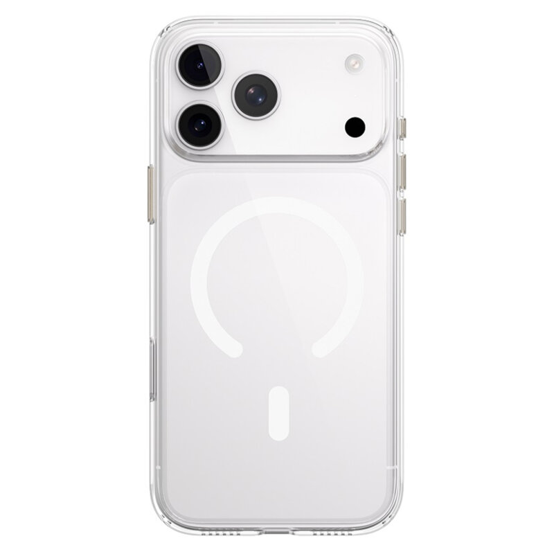 Husa iPhone 17 Pro Blueo Crystal+ Anti-Drop MagSafe, transparenta