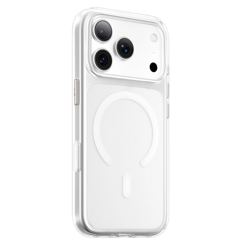 Husa iPhone 17 Pro Blueo Crystal Pro Anti-Drop MagSafe, transparenta