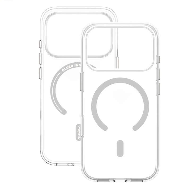 Husa iPhone 17 Pro Blueo Crystal Pro Anti-Drop MagSafe, transparenta