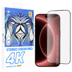 Folie sticla iPhone 18 Pro Max Lito D+ Max 4K, negru