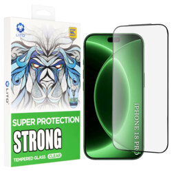 Folie sticla iPhone 18 Pro Lito D+ Max Strong, negru