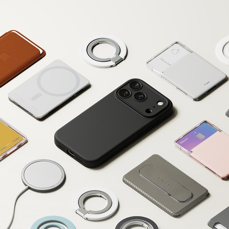 Husa iPhone 18 Pro Max Ringke Silicone MagSafe, roz