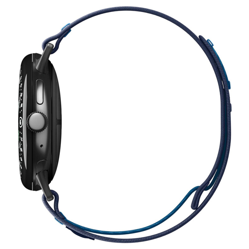 Curea Google Pixel Watch 4 45mm Spigen Athlex Air, bleumarin