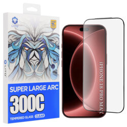 Folie sticla iPhone 18 Pro Max Lito D+ Max 300C, negru