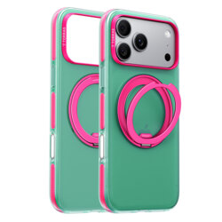 Husa iPhone 17 Pro Torras Ostand O3 Hue, neon moss