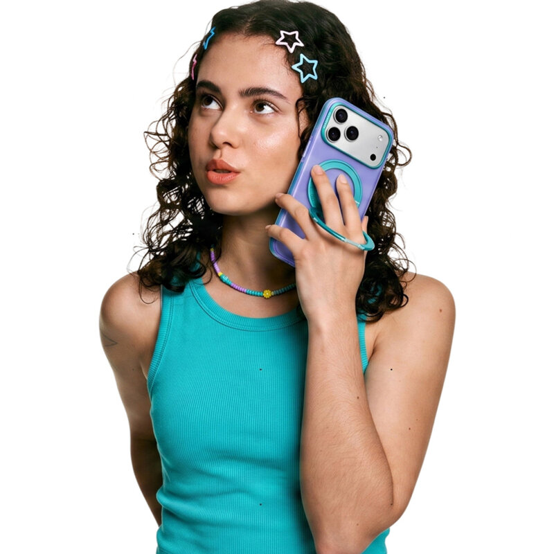 Husa iPhone 18 Pro Torras Ostand O3 Hue, albastru