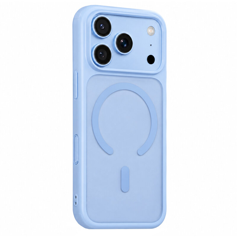 Husa iPhone 17 Pro Max Blueo APE Anti-Drop MagSafe Series, albastru