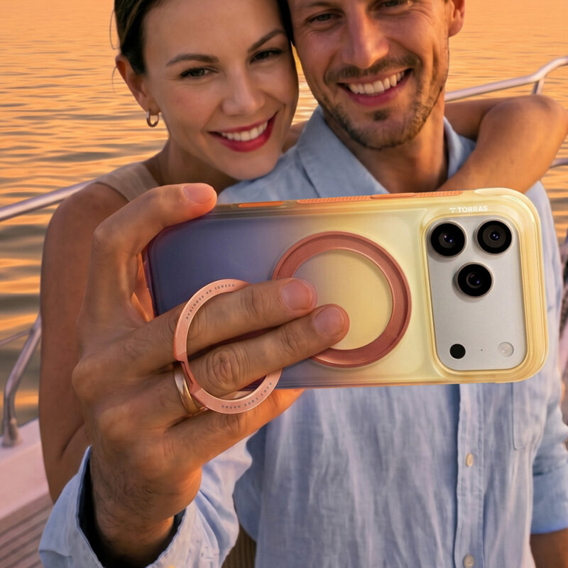 Husa iPhone 18 Pro Max Torras Ostand O3 Air Gradient, Arizona Glow