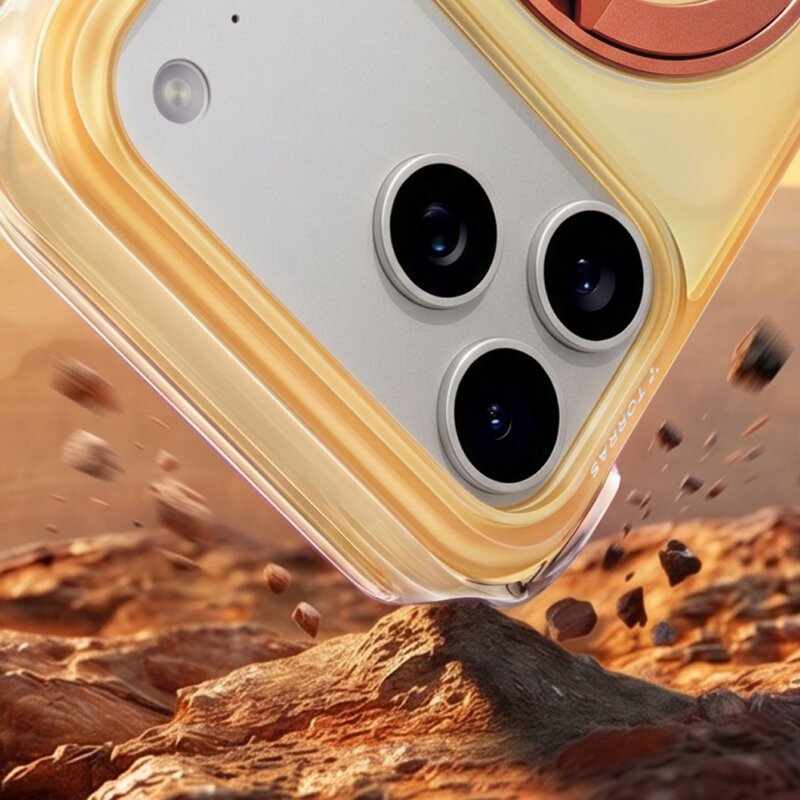 Husa iPhone 17 Pro Torras Ostand O3 Air Gradient, Arizona Glow