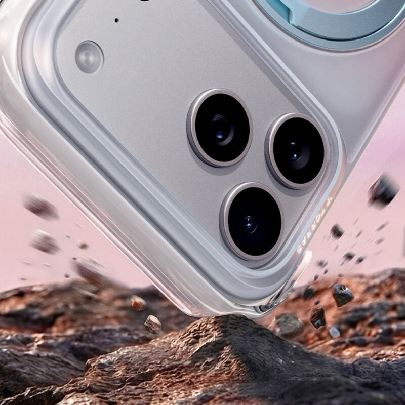 Husa iPhone 18 Pro Max Torras Ostand O3 Air Gradient, Sierra Dusk