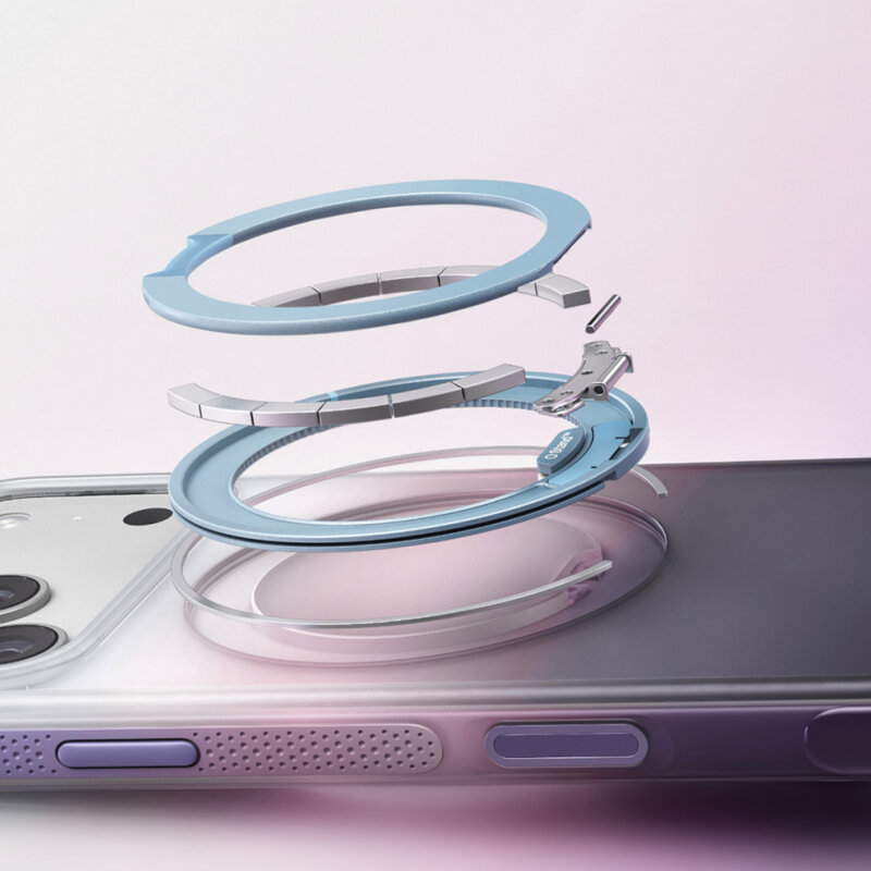 Husa iPhone 18 Pro Torras Ostand O3 Air Gradient, Sierra Dusk