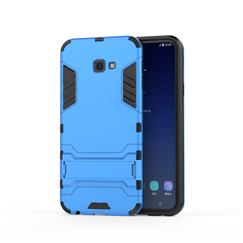 Husa Samsung Galaxy J4 Plus Mobster Hybrid Stand Shell – Blue
