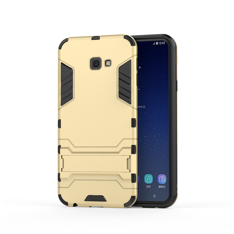 Husa Samsung Galaxy J4 Plus Mobster Hybrid Stand Shell – Royal Gold
