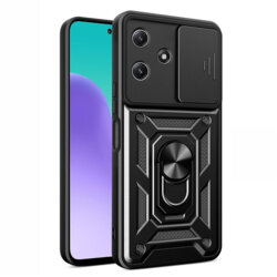 Husa Xiaomi Redmi 12 5G protectie camera Techsuit CamShield Series, negru