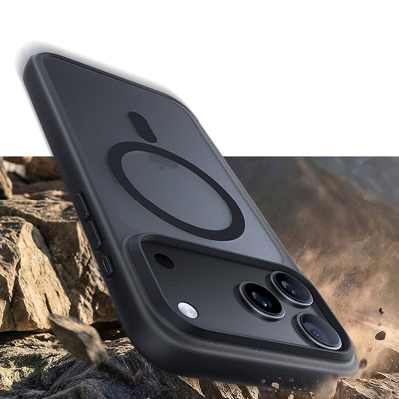 Husa iPhone 18 Pro Max Torras Guardian Magnetic Series, negru