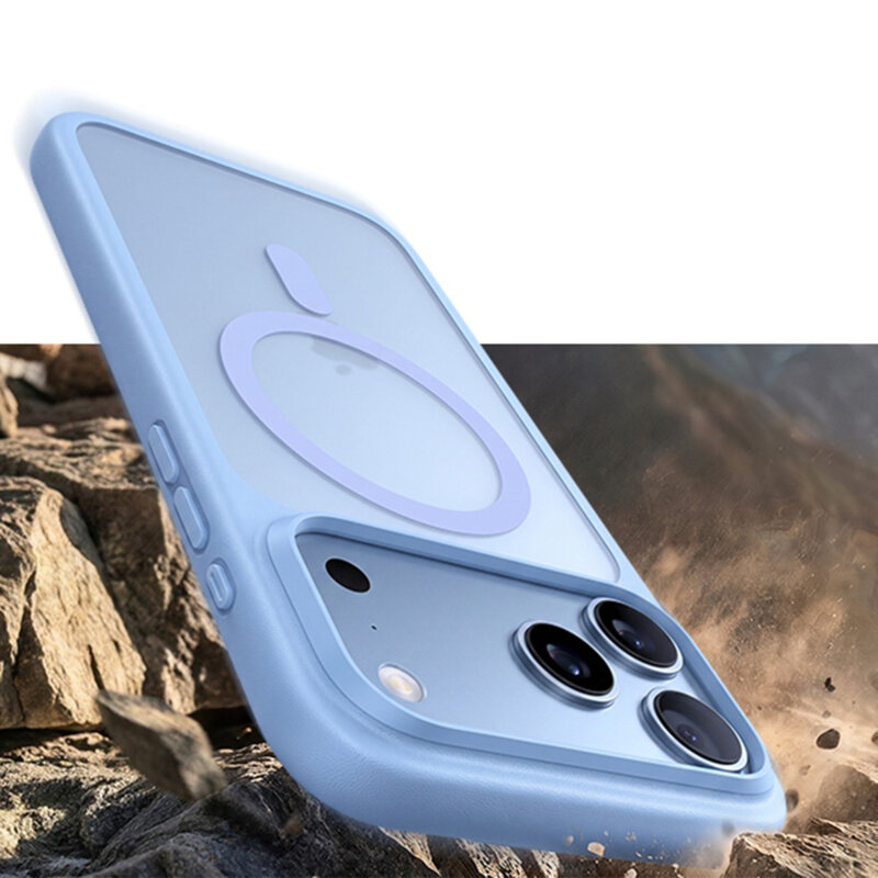Husa iPhone 18 Pro Max Torras Guardian Magnetic Series, albastru