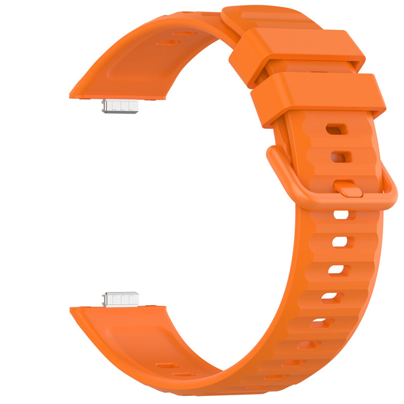 Curea Huawei Watch Fit 3 Techsuit, portocaliu, W082