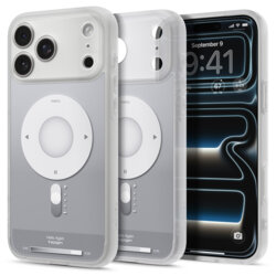 Husa iPhone 18 Pro Max Spigen Ultra Hybrid Classic MagSafe, argintiu
