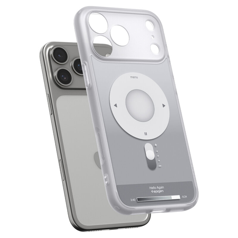 Husa iPhone 18 Pro Max Spigen Ultra Hybrid Classic MagSafe, argintiu