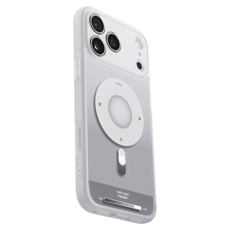 Husa iPhone 18 Pro Max Spigen Ultra Hybrid Classic MagSafe, argintiu