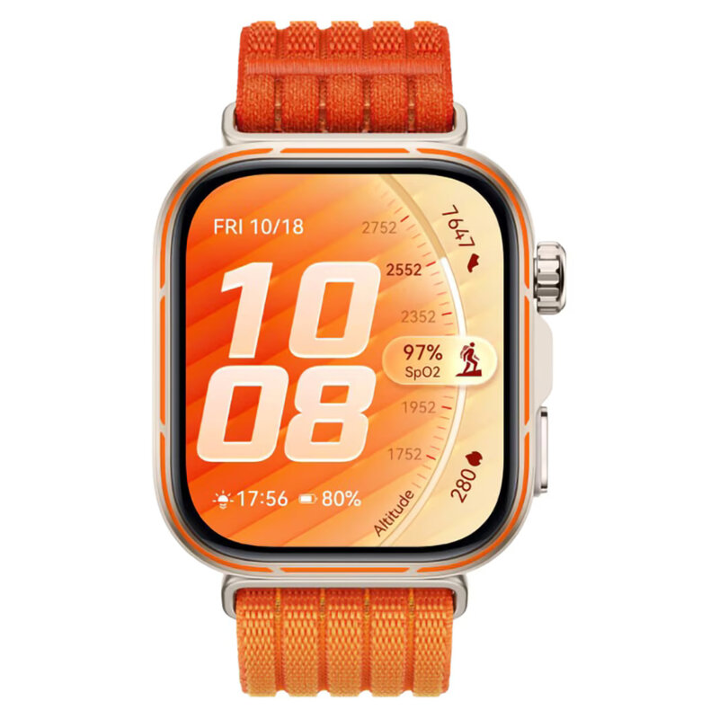 Curea Huawei Watch Fit 4 Pro Techsuit, visiniu, W085