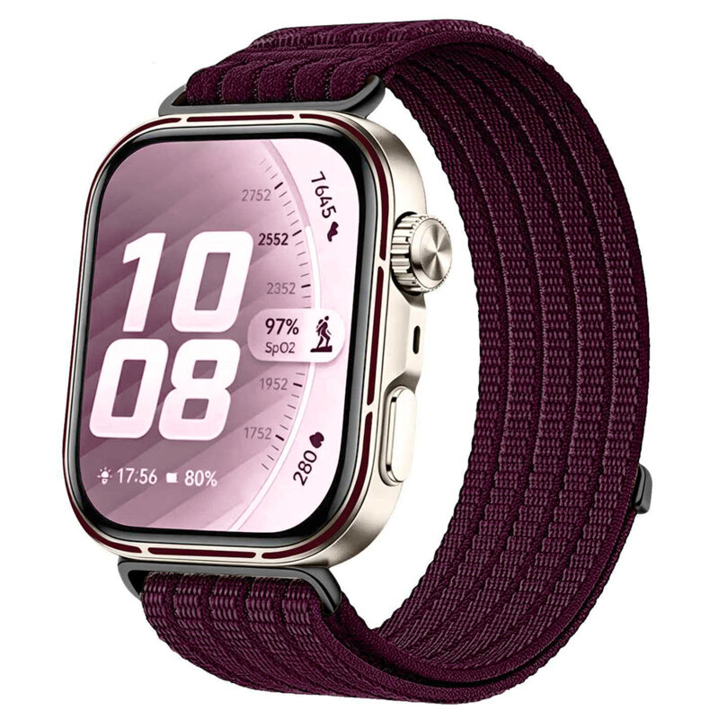 Curea Huawei Watch Fit 4 Techsuit, mov inchis, W085