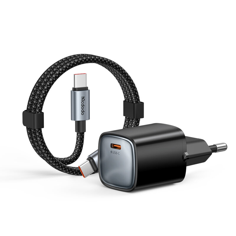 Incarcator Type-C 45W cu cablu USB-C Mcdodo, negru, CH-4433