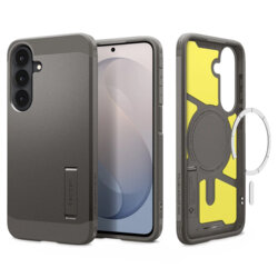 Husa Samsung Galaxy S26 FE Spigen Tough Armor MagSafe, cenusiu
