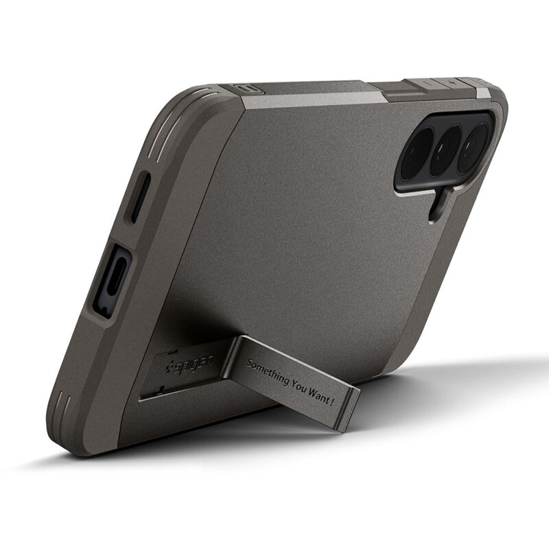 Husa Samsung Galaxy S26 FE Spigen Tough Armor MagSafe, cenusiu