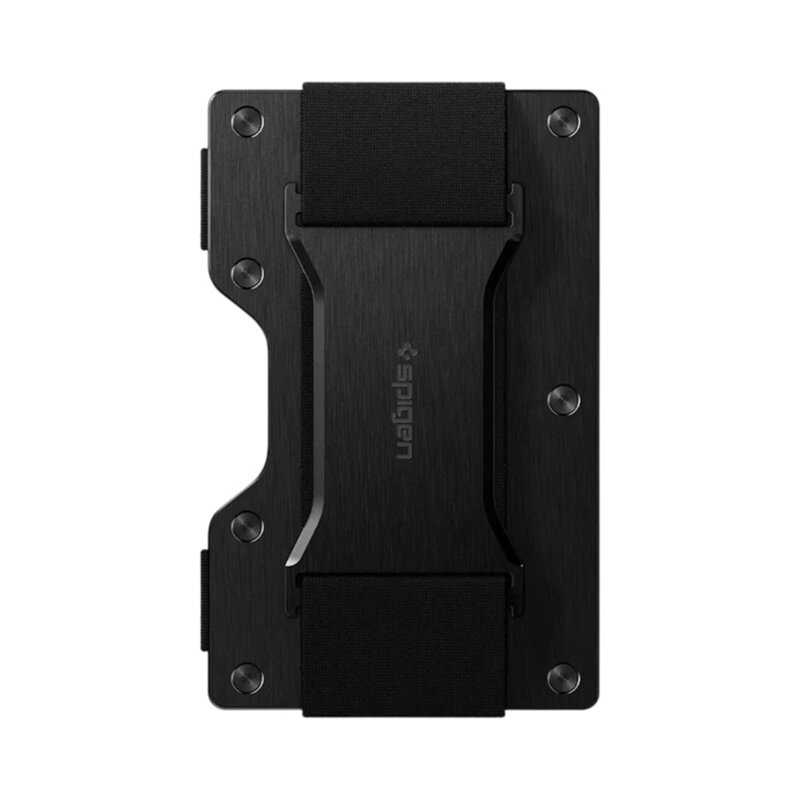 Portofel RFID Blocking pentru 12 carduri Spigen AMP02898, negru