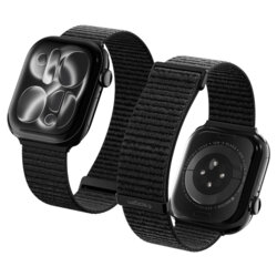 Curea Apple Watch 5 44mm Spigen Band WBF01, bleumarin