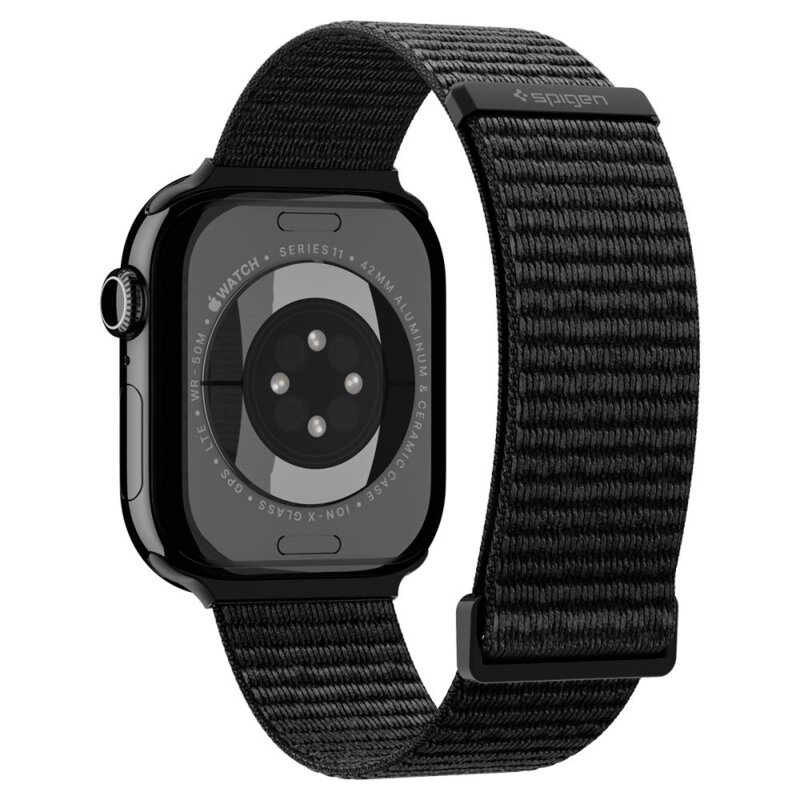 Curea Apple Watch 5 44mm Spigen Band WBF01, bleumarin