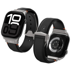 Curea Apple Watch 9 45mm Spigen Classic Fit, negru