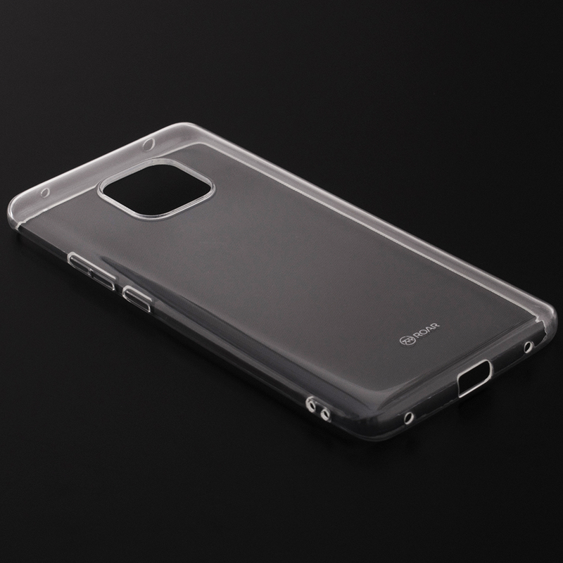 Husa Huawei Mate 20 Pro Roar Colorful Jelly Case - Transparent 
