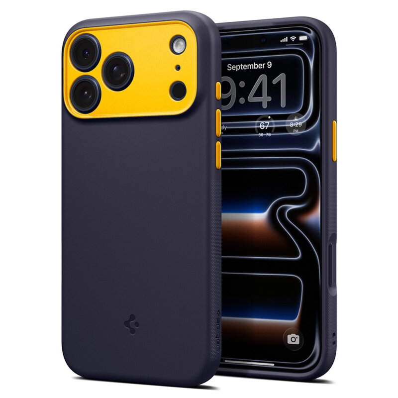 Husa iPhone 18 Pro Spigen Caseology Nano Pop MagSafe, mov