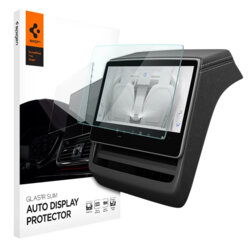 Folie display auto Tesla Model Y (2026/2025) / Model 3 (2026/2025/2024) Spigen Glas.tR Slim Anti-Glare Matte, transprenta