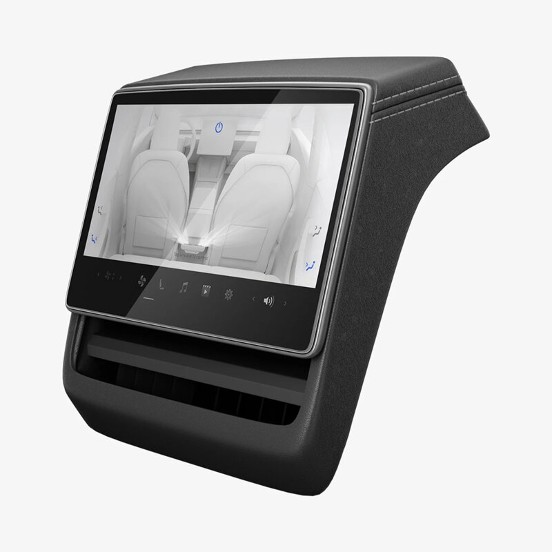 Folie display auto Tesla Model Y (2026/2025) / Model 3 (2026/2025/2024) Spigen Glas.tR Slim Anti-Glare Matte, transprenta
