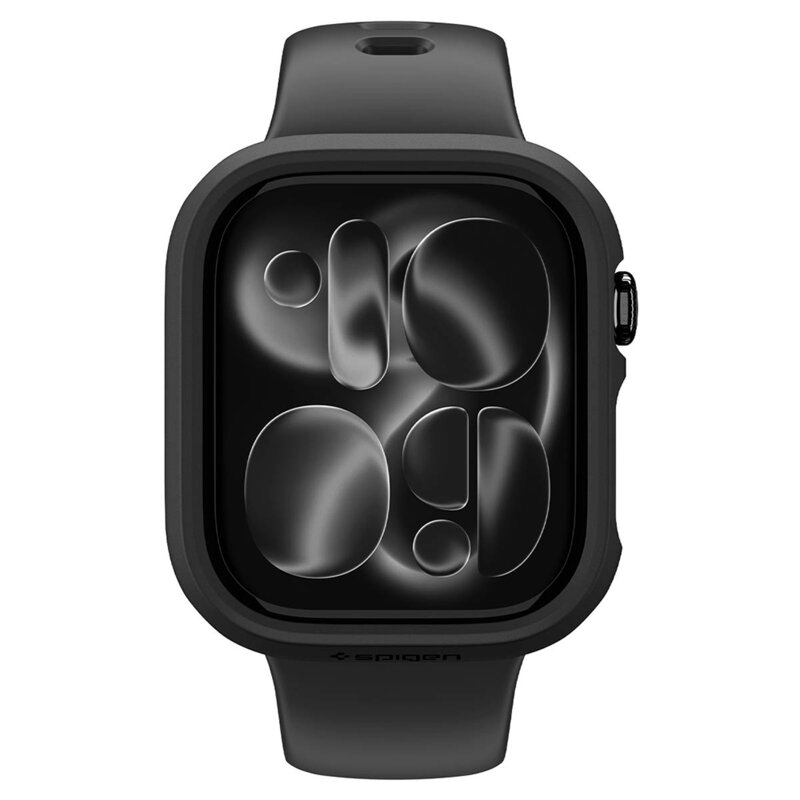 Husa Apple Watch 12 42mm Spigen Thin Fit, Black