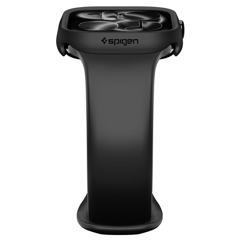 Husa Apple Watch 12 42mm Spigen Thin Fit, Black