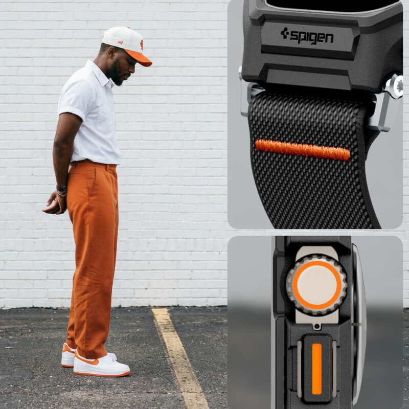[Pachet husa + curea + folie] Apple Watch Ultra 4 Spigen Lite Fit 