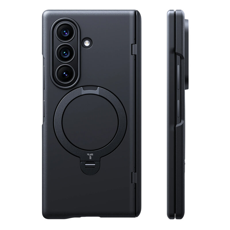 Husa Samsung Galaxy Z Fold8 Ultra Torras Ostand Q3 Spin Series, negru