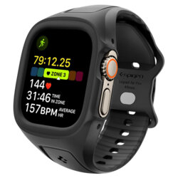 [Pachet husa + curea] Apple Watch Ultra 4 Spigen Liquid Air Pro, negru