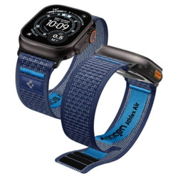 Curea Apple Watch Ultra 4 Spigen Athlex Air, bleumarin