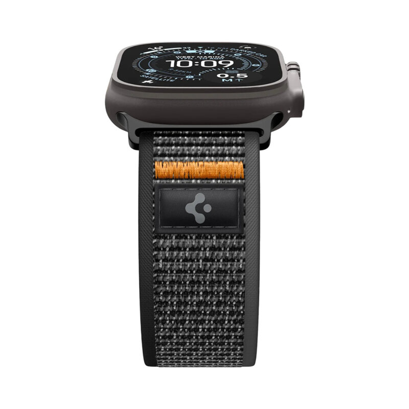 Curea Apple Watch Ultra 4 Spigen Athlex Air, portocaliu