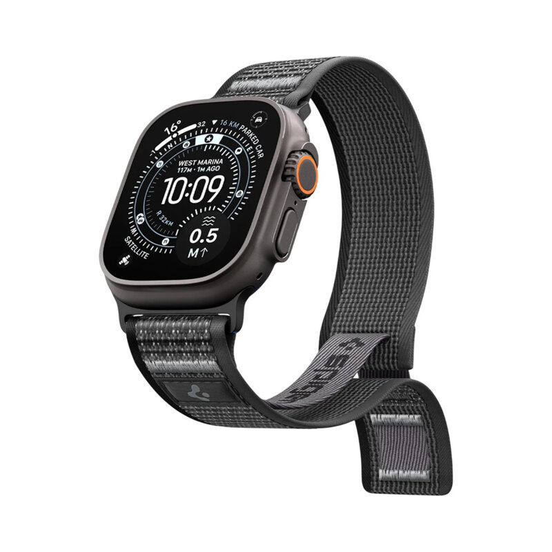 Curea Apple Watch Ultra 4 Spigen Athlex Air, negru