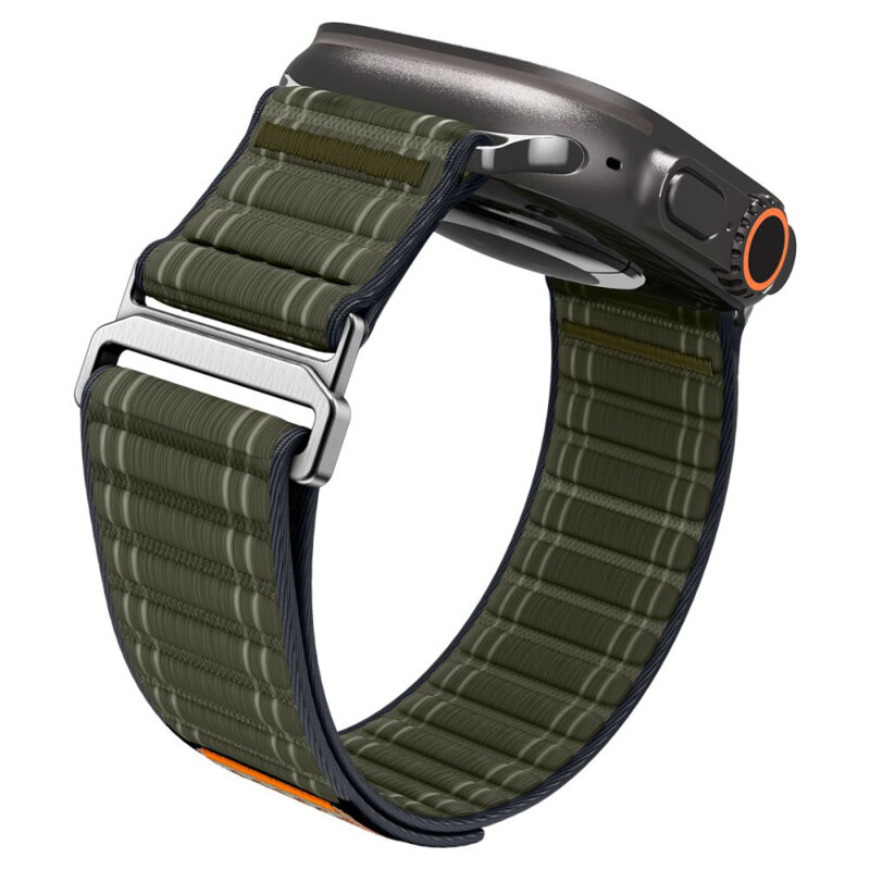 Curea Apple Watch Ultra 4 Spigen WBF0, verde